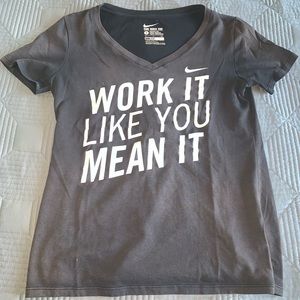 Nike work out top